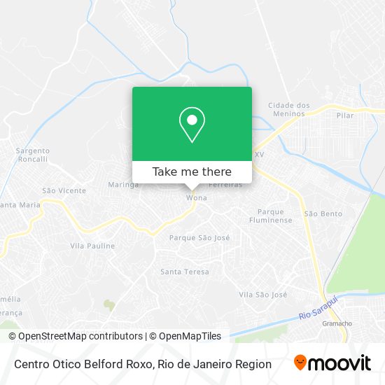 Centro Otico Belford Roxo map