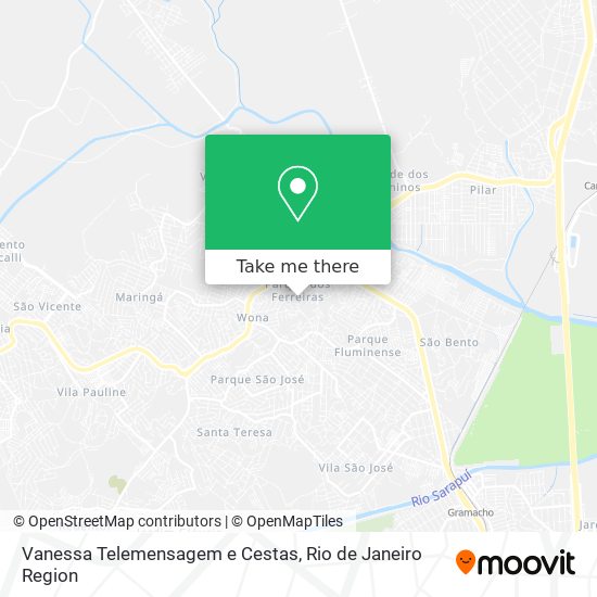 Vanessa Telemensagem e Cestas map