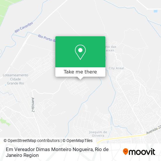 Em Vereador Dimas Monteiro Nogueira map