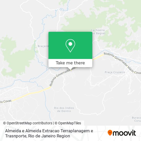 Almeida e Almeida Extracao Terraplanagem e Trasnporte map