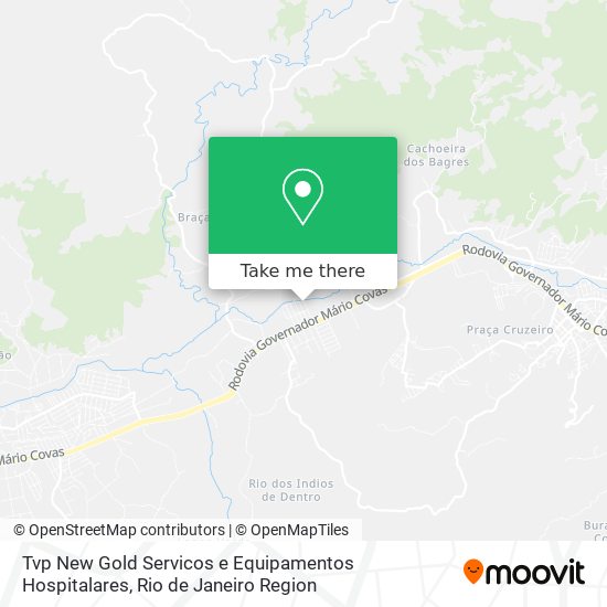 Tvp New Gold Servicos e Equipamentos Hospitalares map
