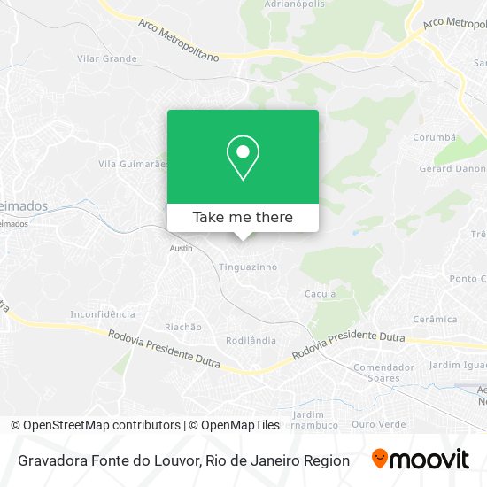 Gravadora Fonte do Louvor map
