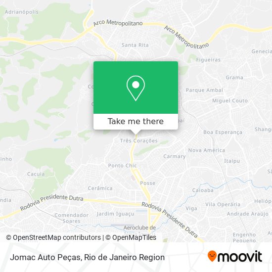 Jomac Auto Peças map