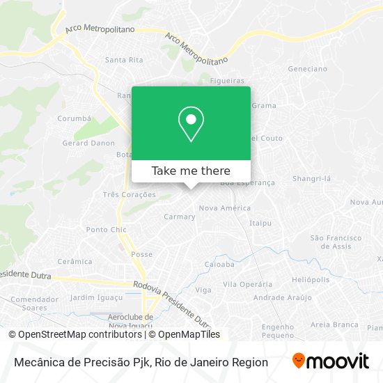 Mecânica de Precisão Pjk map
