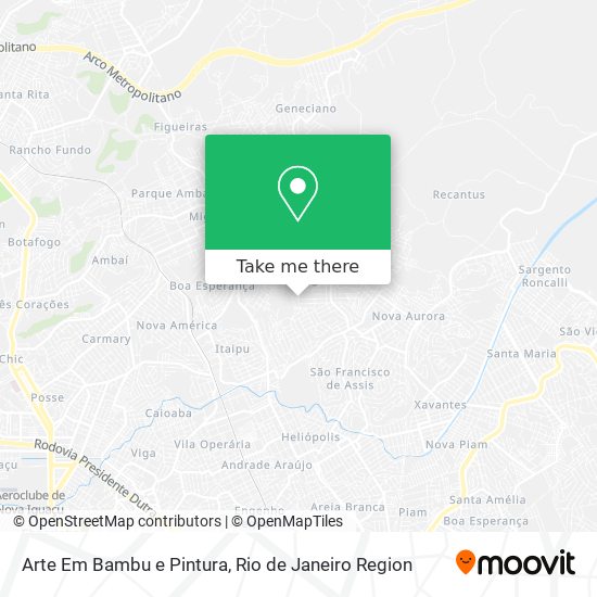 Arte Em Bambu e Pintura map