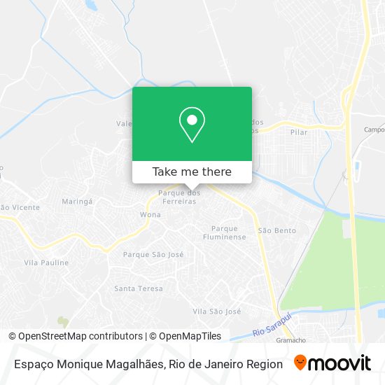 Espaço Monique Magalhães map