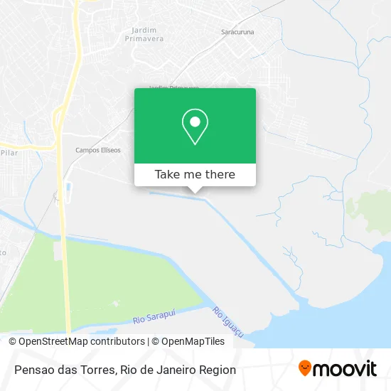 Pensao das Torres map