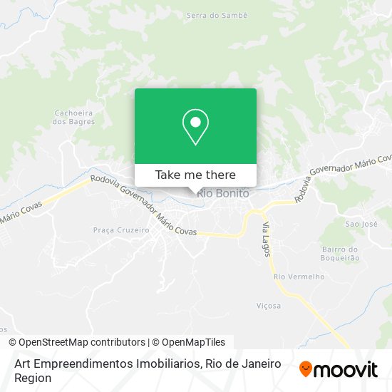 Art Empreendimentos Imobiliarios map