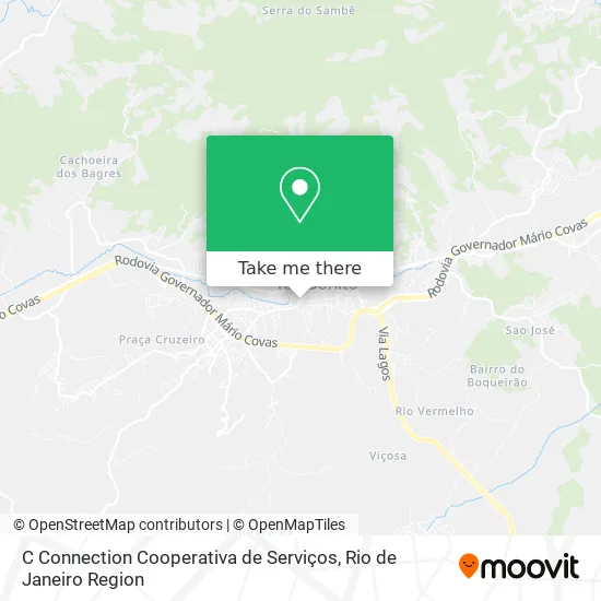 C Connection Cooperativa de Serviços map