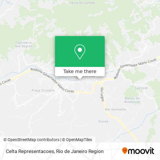 Celta Representacoes map
