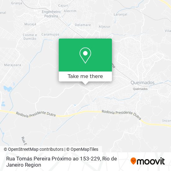 Rua Tomás Pereira Próximo ao 153-229 map