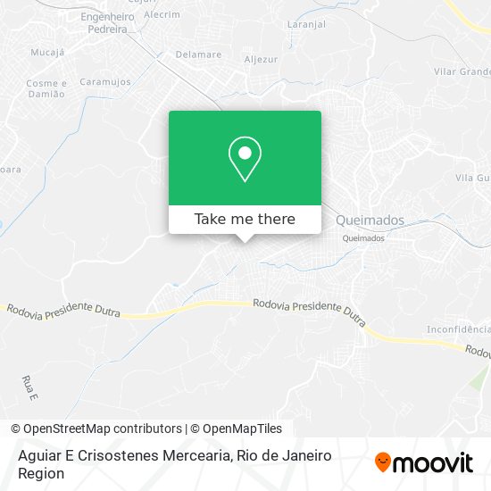 Aguiar E Crisostenes Mercearia map