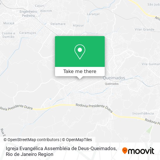 Igreja Evangélica Assembléia de Deus-Queimados map