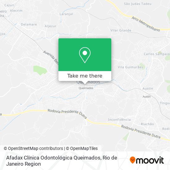 Afadax Clínica Odontológica Queimados map