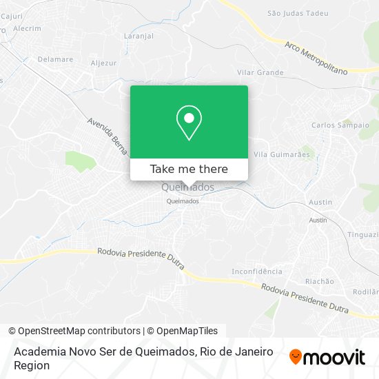 Academia Novo Ser de Queimados map