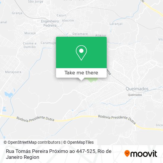 Rua Tomás Pereira Próximo ao 447-525 map