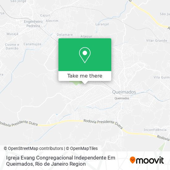 Igreja Evang Congregacional Independente Em Queimados map