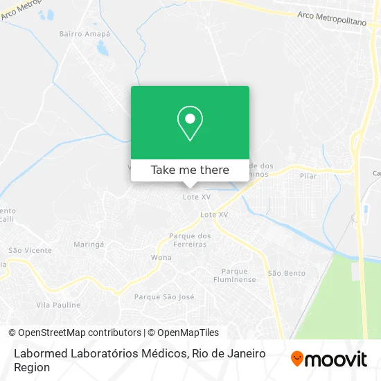 Labormed Laboratórios Médicos map