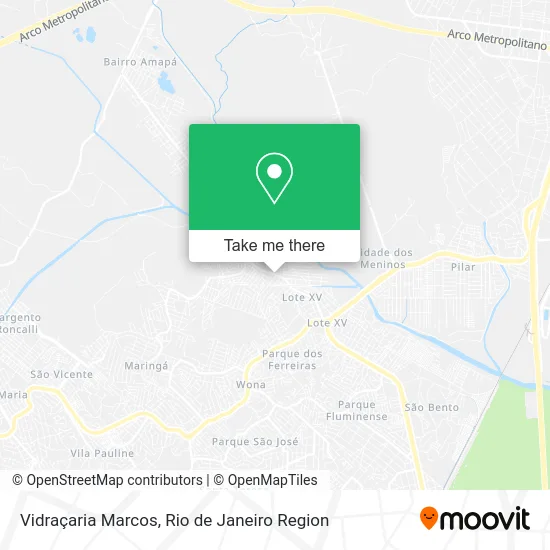 Vidraçaria Marcos map
