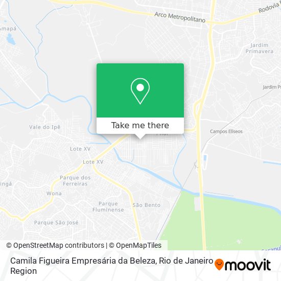 Mapa Camila Figueira Empresária da Beleza