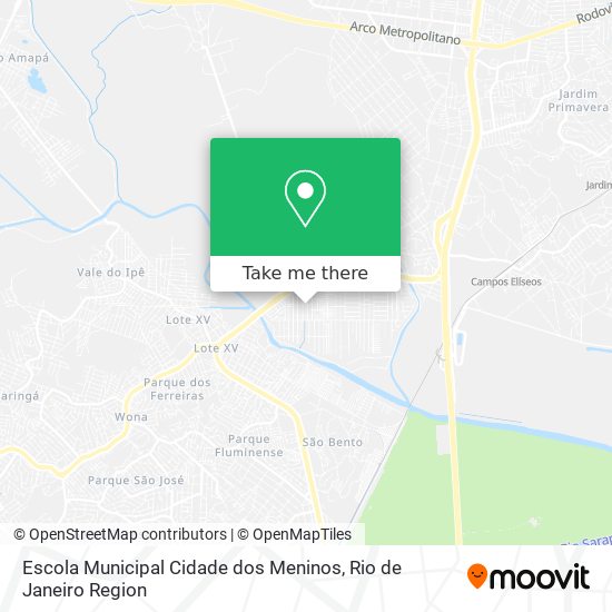 Escola Municipal Cidade dos Meninos map