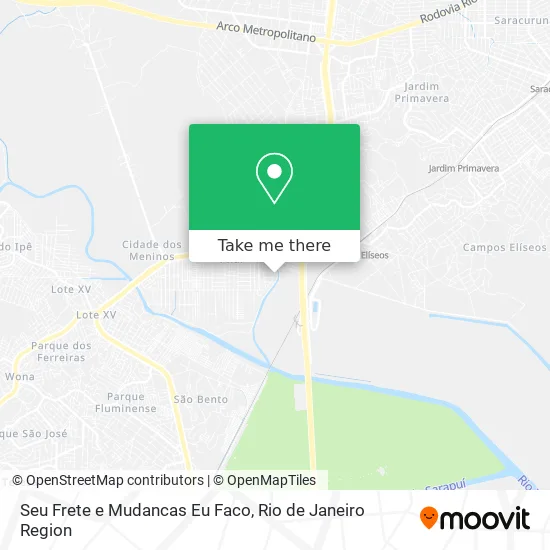 Seu Frete e Mudancas Eu Faco map