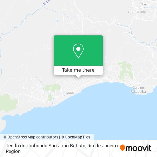 Tenda de Umbanda São João Batista map