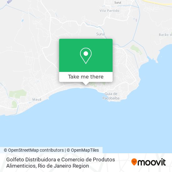 Mapa Golfeto Distribuidora e Comercio de Produtos Alimenticios