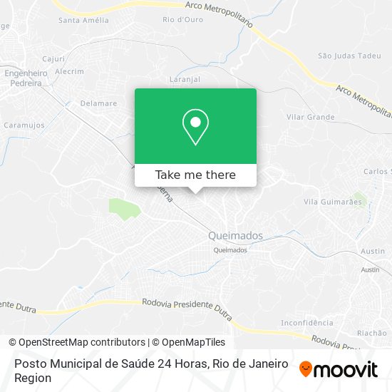Posto Municipal de Saúde 24 Horas map