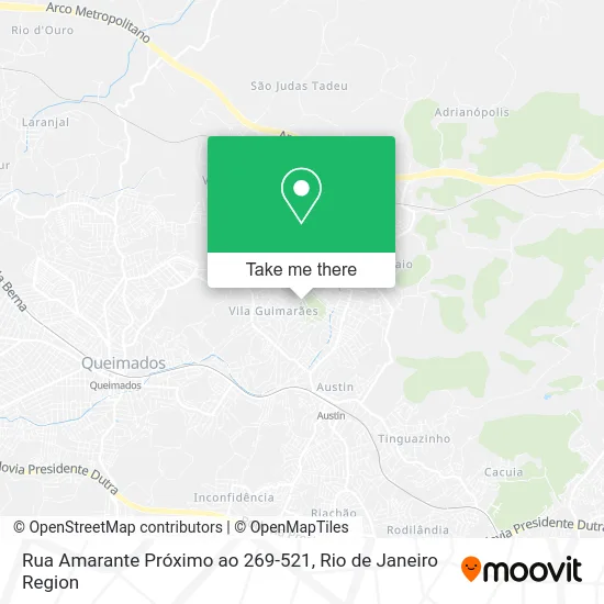 Rua Amarante Próximo ao 269-521 map