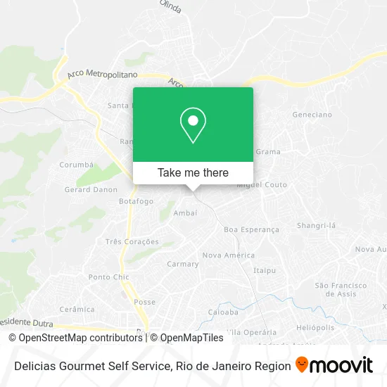 Delicias Gourmet Self Service map
