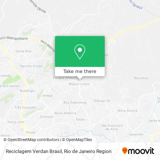 Reciclagem Verdan Brasil map