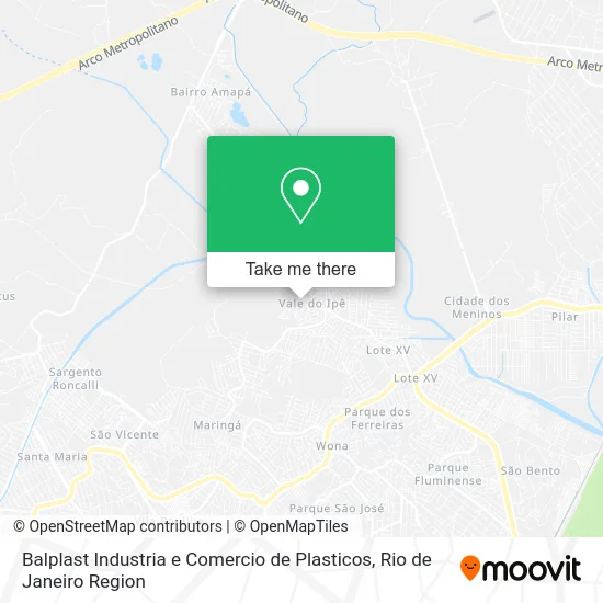 Balplast Industria e Comercio de Plasticos map