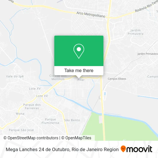 Mega Lanches 24 de Outubro map