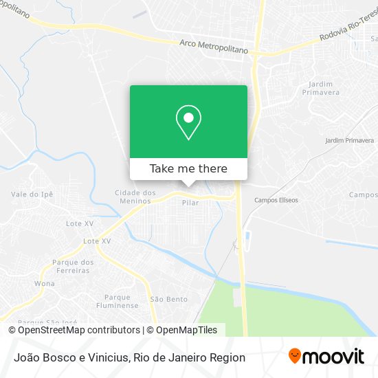 João Bosco e Vinicius map
