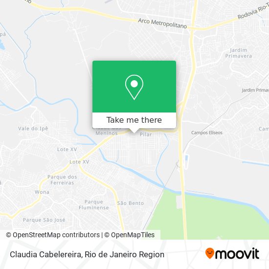 Claudia Cabelereira map