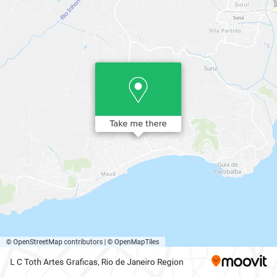 L C Toth Artes Graficas map