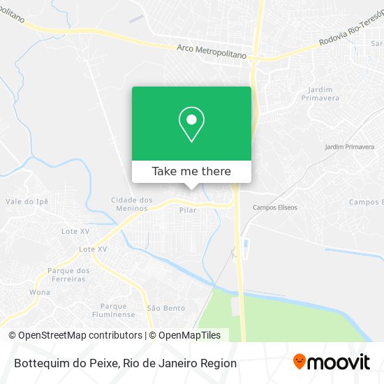 Mapa Bottequim do Peixe