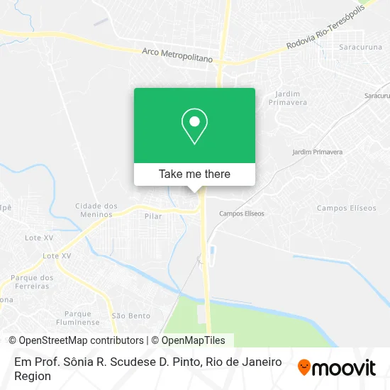 Em Prof. Sônia R. Scudese D. Pinto map