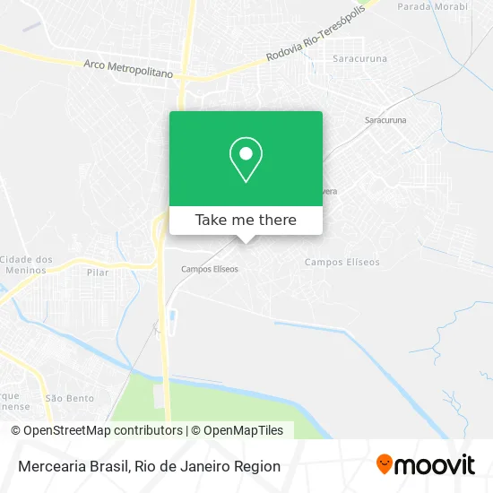Mercearia Brasil map
