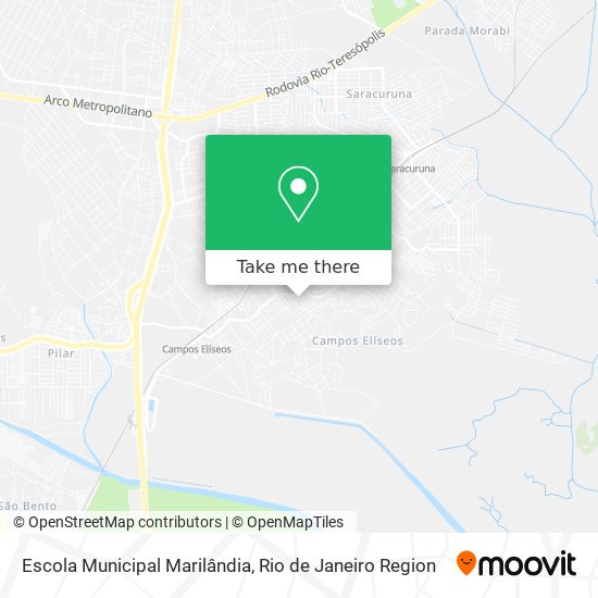Escola Municipal Marilândia map