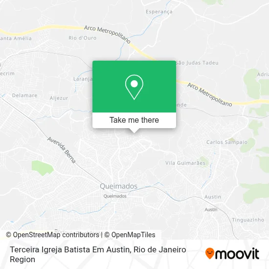 Terceira Igreja Batista Em Austin map