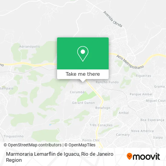 Marmoraria Lemarflin de Iguacu map