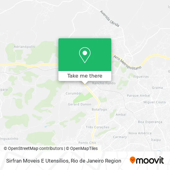 Sirfran Moveis E Utensilios map