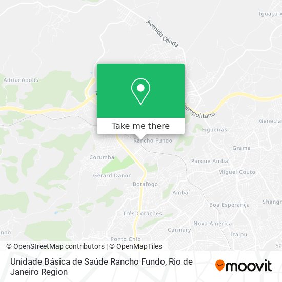 Unidade Básica de Saúde Rancho Fundo map