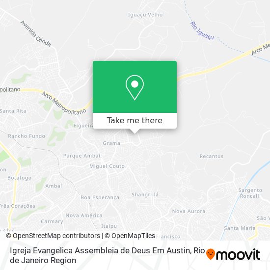 Igreja Evangelica Assembleia de Deus Em Austin map