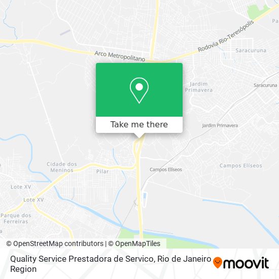 Quality Service Prestadora de Servico map