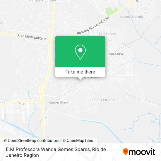 E.M Professora Wanda Gomes Soares map