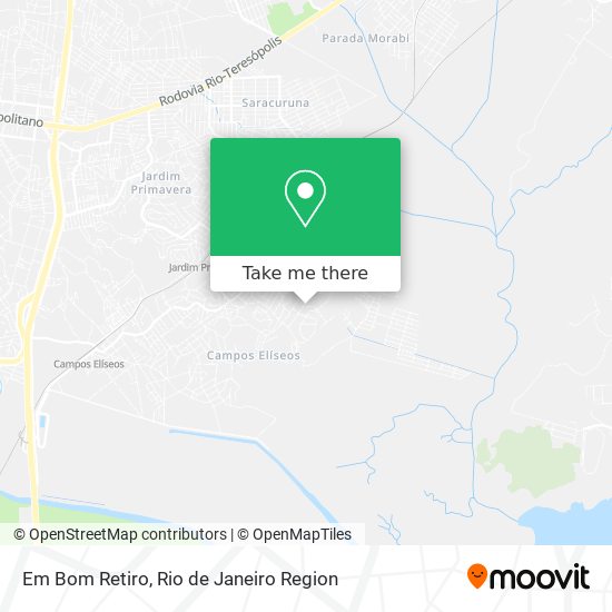 Em Bom Retiro map