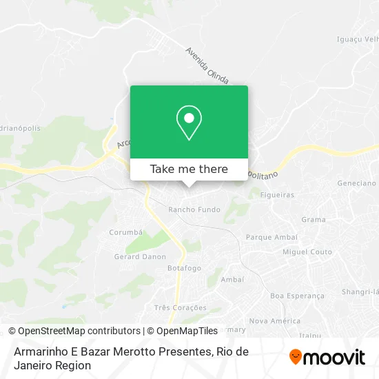 Armarinho E Bazar Merotto Presentes map
